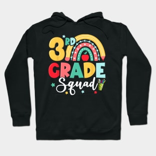 3rd Grade Squad Team Funny Back To School Hoodie